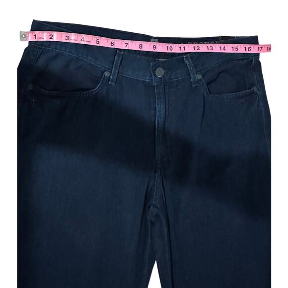 7 for All Mankind Denim Trouser - Size 32 (NWT) Flare/Wide Leg - Dark Indigo - Picture 8 of 12